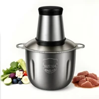 Imagem da promoção Picador De Alimentos Moedor Elétrico Triturador Potente Carne Legumes Temperos Inox 110v/220v NO BRA