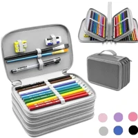 Imagem da promoção Estojo 72 Pens Escolar Box Nylon Com Alça Feminino