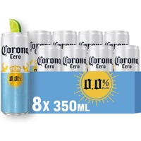Imagem da promoção Cerveja sem álcool Corona Cero Sunbrew 350ml 8 unidades