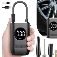 Imagem da promoção Compressor De Ar Elétrico Portátil Digital Ncher Pneu Carro Moto Bike Bicicleta Bola Piscina Infláve