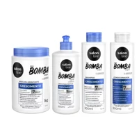 Imagem da promoção Kit SOS Bomba Original Shampoo + Condicionador 300ml + Creme 500ml + Máscara 1kg