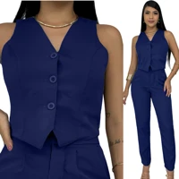 Imagem da promoção CONJUNTO FEMININO COM COLETE NA ALFAIATARIA