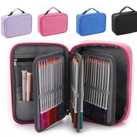 Imagem da promoção Estojo 72 Pens Escolar Box Nylon Com Alça Feminino/Masculino Organizador Com Divisórias Zíper Infant