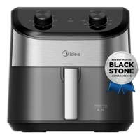 Imagem da promoção Fritadeira Air Fryer 4,5l Widemax Interior De Alumínio 1500w Midea