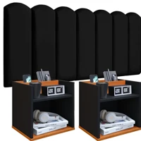 Imagem da promoção Conjunto Dormitório com 2 Un de Mesa de Cabeceira Suspensa Nicho e Porta-Acessórios COM Módulos Ades