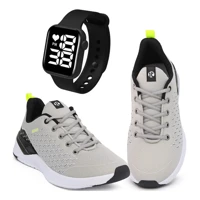 Imagem da promoção Kit Tênis Esportivo It Shoes Masculino + Relógio Digital