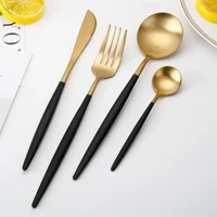 Imagem da promoção 24Peças Cozinha DoméSticos Conjunto De Talheres De AçO InoxidáVel Faca De Bife Garfo De Café Colher