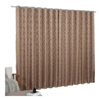 Imagem da promoção Cortina Jacquard Semi Blackout 4,00 x 2,70 Sala E Quarto Cores Variadas Promoção