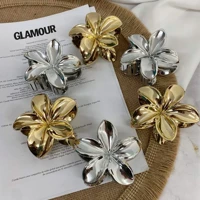 Imagem da promoção Kit 12 Piranha Flor Presilha Lírio Cabelo Paris Dourado/Prata - M