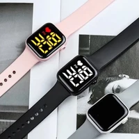 Imagem da promoção Relógio Feminino Digital à Prova D'água Eletrônico Led Quadrado masculino 2024 novo Unissex