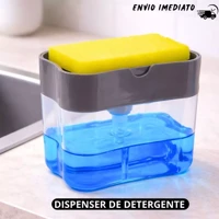 Imagem da promoção Dispenser de Detergente e Sabão Líquido com Esponja – Organizador de Pia Cozinha