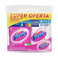 Imagem da promoção Kit Tira Manchas Vanish Gel Multiuso 1,2L + Crystal White 1,2L