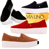 Slip On Via Uno Cabra Feminino em oferta na Zattini