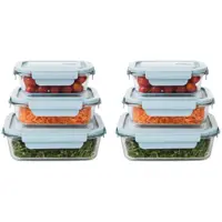 Jogo de Potes de Vidro Casambiente com Tampa - Retangular Amo Cozinhar JGTI042/JGTI043 6 Peças em oferta na Magazine Luiza