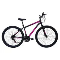Bicicleta em Aço Carbono Preta Aro 29 18v Marchas Freio V-Brake - Xnova em oferta na Magazine Luiza