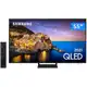 Smart TV 55” 4K QLED Samsung 55Q70A Wi-Fi - Som em Movimento Virtual Processador IA HDR em oferta