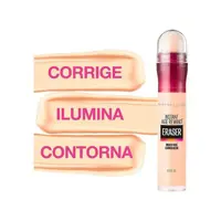 Corretivo Facial Líquido Maybelline - Instant Age Rewind Eraser Dark Circles Ivory 5,9ml em oferta na Magazine Luiza