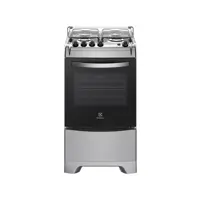 Fogão 4 Bocas Electrolux Prata - Acendimento Automático 52LXU em oferta na Magazine Luiza