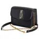 Bolsa feminina vegas store couro vegetal com correntes balada em oferta