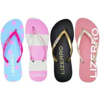 Kit 4 Pares Chinelo Feminino Lizerro Antiderrapante Fashion - Lizerrô em oferta na Magazine Luiza
