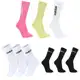 Meia Adidas Cano Alto Logo Linear c/ 3 Pares em oferta