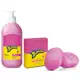 Combo Cuide-se Bem Bubbaloo Tutti Frutti: Loção Corporal 400ml + 2 Sabonetes em Barra 80g cada em oferta