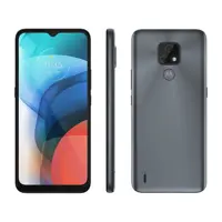 Smartphone Motorola Moto E7 64GB Cinza Metálico - 4G Octa-Core 2GB RAM 6,5” Câm. Dupla + Selfie 5MP em oferta na Magazine Luiza