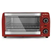Forno Elétrico Britânia 10 Litros Vermelho BFE10V 220 Volts em oferta na Magazine Luiza