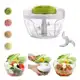 Mini Processador Manual Alimentos 3 Laminas Inox Triturador, Picador, Legumes, Carnes, Frutas, Verdu em oferta