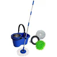 Imagem da promoção Balde Mop PRO Esfregão Com Cesto Inox Cabo 1,60 Metros Com 3 Refis - 1 Microfibra, 1 Limpeza Pó, 1 L