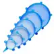 Kit 6 Tampas Silicone Universal Pote Panela Pote Forma Reutilizável Elástico - Thata Esportes em oferta