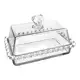 Manteigueira Em Cristal Com Tampa Coração 17x10,5x10cm - Lyor em oferta