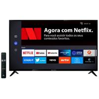 Imagem da promoção Smart TV 43” Full HD DLED Vizzion LE43DF20 - IPS Wi-Fi 2 HDMI 2 USB