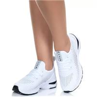 Imagem da promoção Tênis slip on feminino listras casual sapatilha calce fácil confort - Via Verezze