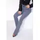Calça Flare feminina Em Malha Crepe Pura Elegância - Etezo em oferta