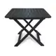 Mesa Quadrada Dobrável Plástica Preta 80x72x70Cm 25672 Arqplast em oferta