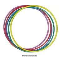 Imagem da promoção Kit com 15 bambolês cores sortidas 65 cm - 5+