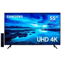 Imagem da promoção Smart TV 55” Crystal 4K Samsung 55AU7700 - Wi-Fi Bluetooth HDR Alexa Built in 3 HDMI 1 USB