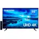 Smart TV 55” Crystal 4K Samsung 55AU7700 - Wi-Fi Bluetooth HDR Alexa Built in 3 HDMI 1 USB em oferta