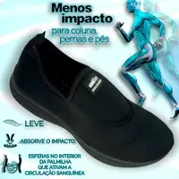 Tênis Ortopédico P/Esporão Uniflex Original P00205 - Uni Flex em oferta na Magazine Luiza