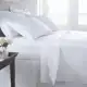 Lençol avulso com elástico casal percal 200 fios 100% algodão branco - branco - casal - Hazime Enxov em oferta