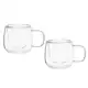 Par De Xícaras Café Parede Dupla Borossilicato Mimo Style em oferta