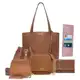 Kit 6 PÇS Bolsas Femininas Sacola + Saco + Transversal + Lateral+ 2 - VISANT BRASIL em oferta