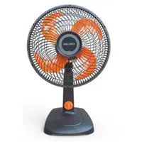 Ventilador de Mesa 30cm Mallory Elegance Grafite/Laranja em oferta na ShopTime