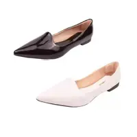 Kit 2 Sapatilhas Feminina Bico Fino Macia Casual Conforto - Namoratta em oferta na Magazine Luiza