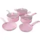 Jogo de Panelas Color Day 5 peças Rosa - La Cuisine em oferta