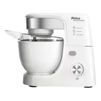 Batedeira Planetária Philco Branca PHP500 Turbo - 500W 12 Velocidades em oferta na Magazine Luiza