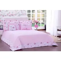 Kit Cobre Leito Colcha Casal Queen Size Bella 5 Peças ROSA - MALU HOME em oferta na Magazine Luiza