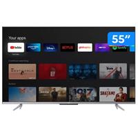 Imagem da promoção Smart TV 55” 4K UHD LED TCL 55P725 VA Wi-Fi - Bluetooth Alexa Google Assistente 3 HDMI 2 USB