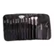 Kit de 12 pincéis para maquiagem Macrilan KP1-5E preto em oferta